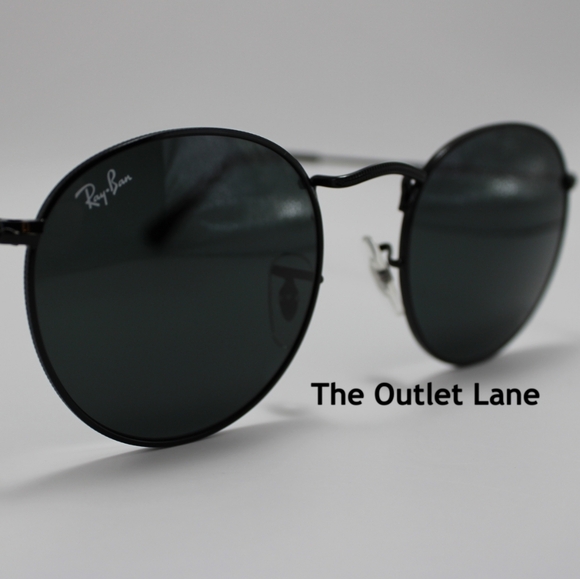 Model Display Ray-Ban Round Metal Black RB3447 - Picture 5 of 16